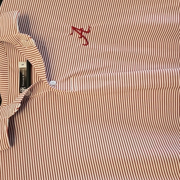 Youth Large Striped Bama Polo - Picture 1 of 7